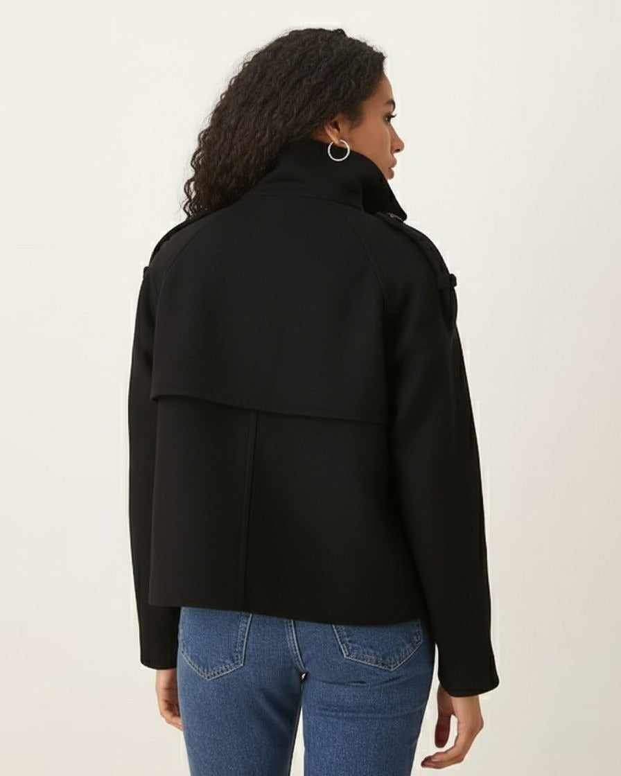 Cropped Trench Coat